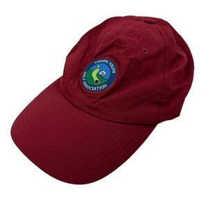 American Dry Goods Maroon Tarheel Youth Golf Association Logo Hat Cap Strapback